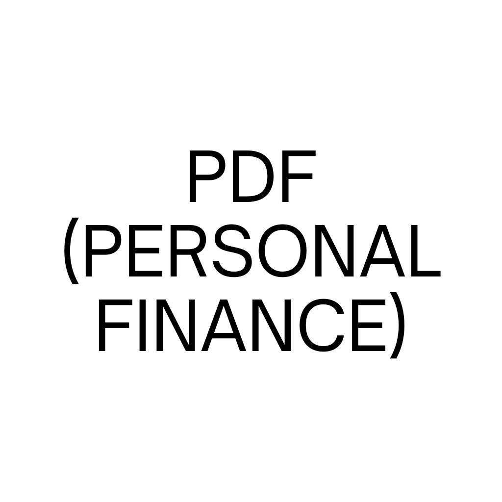 PDF (Personal Finance)