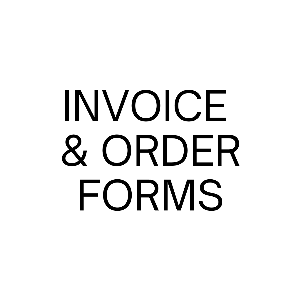 Invoice & Ordern Forms