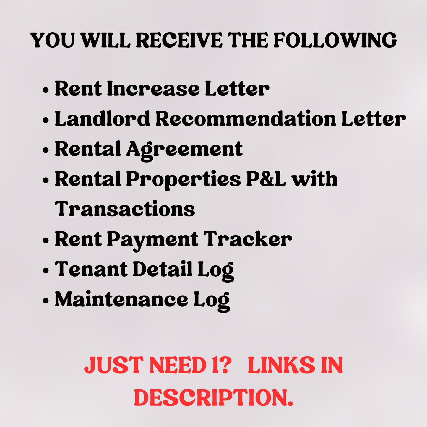 Rental Property Bundle