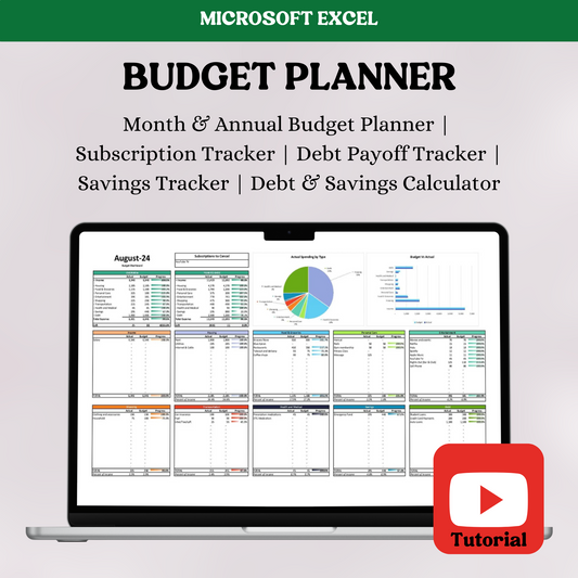 Budget Planner with Subscription, Debt & Savings Tracking