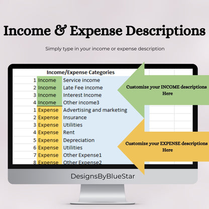 Profit and Loss Statement with Transactional Data (Excel)